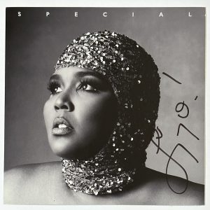 Lizzo SIGNED AUTOGRAPHED Special CD Cover Art Card Purchased From Official UK #1