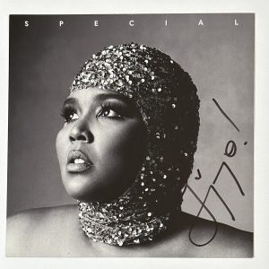 Lizzo SIGNED AUTOGRAPHED Special CD Cover Art Card Purchased From Official UK #2