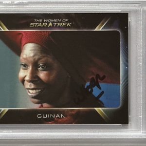 2010 STAR TREK GENERATION WHOOPI GOLDBERG GUINAN SIGNED AUTOGRAPHED PSA DNA COA