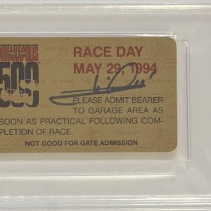 1994 Indy Indianapolis 500 Ticket Signed Mario Andretti PSA DNA COA Autograph F1