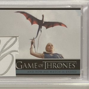 SIGNED GAME OF THRONES EMILIA CLARKE 2014 RITTENHOUSE CUT AUTOGRAPH PSA DNA COA