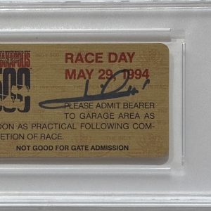 1994 Indy Indianapolis 500 Ticket Signed Mario Andretti PSA DNA COA Autograph F1