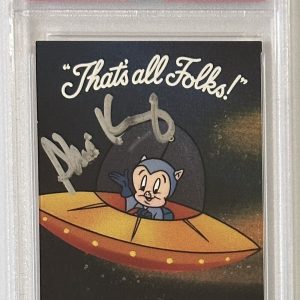1993 NIKE LOONEY TUNES PHIL KNIGHT SIGNED CARD PSA DNA COA AUTOGRAPH SPACE JAM
