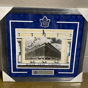 Toronto Maple Leaf Gardens Greats Framed & Matted Photo Signed By 20 JSA COA
