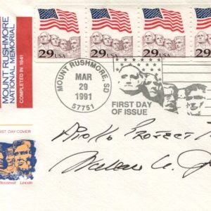 Wallace Johnson NASA Apollo Test Pilot Space Rare Signed Autograph FDC
