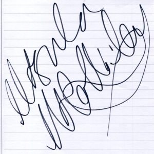 Ursula Holliday The Feed Teen Spirit That Girl Signed Autograph
