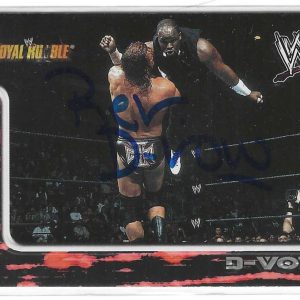 D-Von Dudley Signed 2002 Fleer WWE Royal Rumble Card #37
