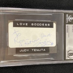 Judy Tenuta Signed Cut Autograph Beckett Certified Butch Camp