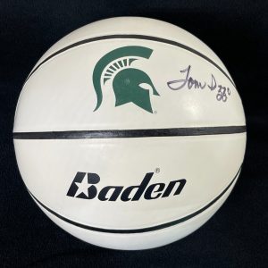 Tom Izzo Signed Michigan State Logo Spartans Basketball JSA COA