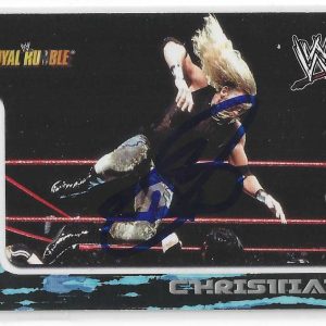 Christian Signed 2002 Fleer WWE Royal Rumble Card #35