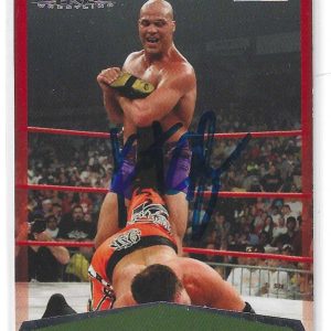 Kurt Angle Signed 2008 Tristar TNA Card #48 WWE