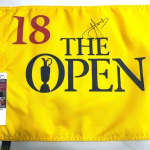 Cameron Cam Smith Signed Official Undated British Open Flag JSA CERT #1