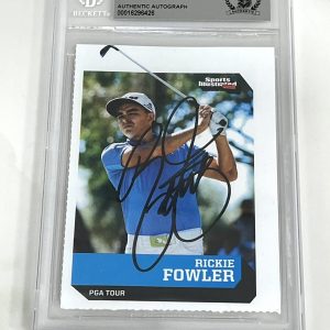 Rickie Fowler Signed 2016 Sports Illustrated For Kids Trading Card Beckett #1