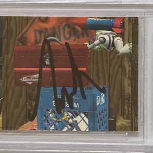 1995 DISNEY SKYBOX TOY STORY TIM ALLEN SIGNED BAS BECKETT COA AUTOGRAPHED CARD