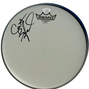 CARTER BEAUFORD SIGNED DRUMHEAD 10" INCH REMO DAVE MATTHEWS BAND DMB JSA !