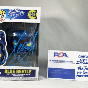 Xolo Mariduena Signed Funko Pop Blue Beetle PSA/DNA 2 COA