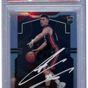 TYLER HERRO SIGNED 2019 PANINI SILVER PRIZM ROOKIE CARD #259 RC AUTO PSA/DNA