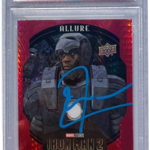DON CHEADLE SIGNED 2022 UPPER DECK MARVEL ALLURE RED WAR MACHINE PSA/DNA AUTO 10