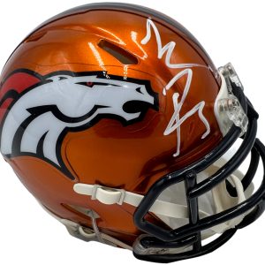 SEAN PAYTON SIGNED AUTOGRAPH DENVER BRONCOS FOOTBALL FLASH MINI HELMET JSA !