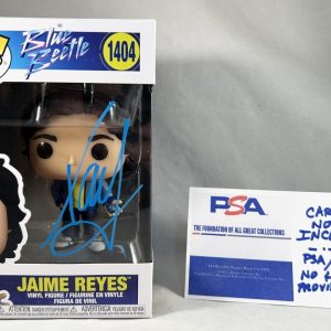 Xolo Mariduena Signed Funko Pop Blue Beetle Jaime Reyes PSA/DNA COA