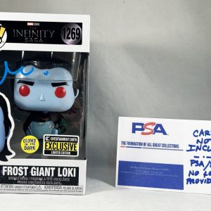 Matt Damon Signed Funko Pop Frost Giant Loki PSA/DNA COA