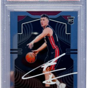 TYLER HERRO SIGNED 2019 PANINI PRIZM ROOKIE CARD #259 RC AUTO PSA/DNA