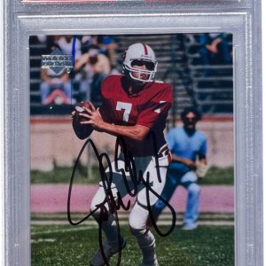 JOHN ELWAY SIGNED 2011 UPPER DECK COLLEGE LEGENDS #18 CARD PSA/DNA AUTO 10