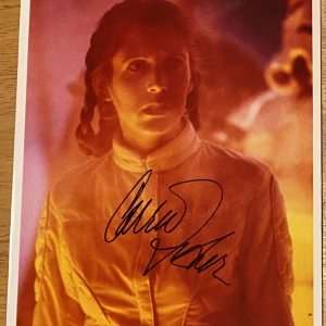 Carrie Fisher Signed Autographed Vintage 8x10 Photo Full JSA Letter Star Wars