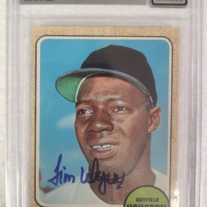 1968 TOPPS JIM WYNN HOUSTON ASTROS SIGNED AUTOGRAPH #260 CARD BECKETT 10 AUTO