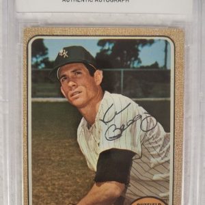 1968 TOPPS KEN BERRY CHICAGO WHITE SOX SIGNED AUTOGRAPHED AUTO #485 CARD JSA