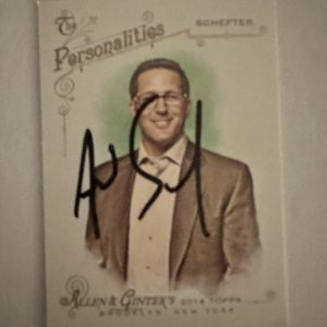 Adam Schefter Signed Trading Card Autographed Allen & Ginter