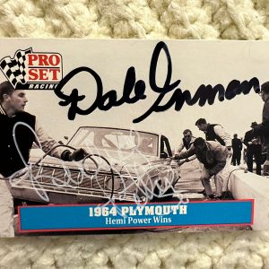 Dale Inman Richard Petty Signed Nascar Trading Card Legend Autographed