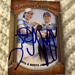 Ariya & Moriya Jutanugarn Signed LPga Tour Golf Card Autographed