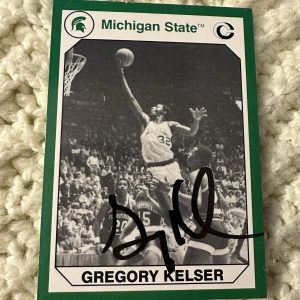 Signed Basketball Trading Card Autographed Greg Kelser