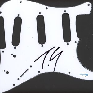 TYLER CONNOLLY THEORY OF A DEADMAN SIGNED AUTOGRAPH STRAT PICKGUARD ACOA GUITAR