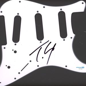 TYLER CONNOLLY THEORY OF A DEADMAN SIGNED AUTOGRAPH STRAT PICKGUARD ACOA GUITAR