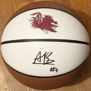 Aliyah Boston Signed Autographed South Carolina POTY Logo Basketball JSA