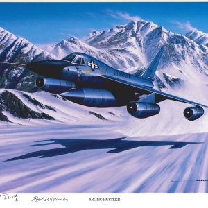 WILLIAM DIETZ ROBERT WIDMER DUAL SIGNED ARTIC HUSTLER STAN STOKES PRINT
