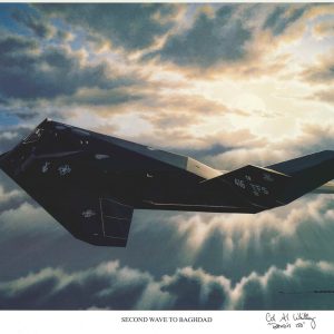 ALTON WHITNEY SIGNED SECOND WAVE TO BAGHDAD STAN STOKES PRINT BANDIT 150