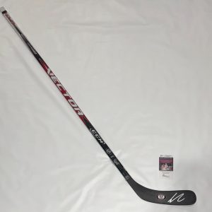 LEO CARLSSON SIGNED FULL SIZE HOCKEY STICK ANAHEIM MIGHTY DUCKS JSA COA