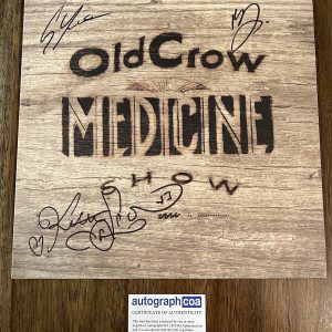 ‘Old Crow Medicine Show’ Signed ‘Carry Me Back’ Vinyl Album Ketch Secor ACOA