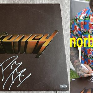 POST MALONE SIGNED AUTOGRAPH STONEY VINYL LP w/EXACT VIDEO PROOF & BECKETT COA