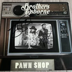 THE BROTHERS OSBORNE SIGNED AUTOGRAPH PAWN SHOP VINYL ALBUM RECORD & BECKETT COA