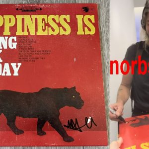 ADAM LAZZARA SIGNED TAKING BACK SUNDAY HAPPINESS IS VINYL ALBUM LP w/EXACT PROOF
