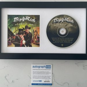 BIG & RICH SIGNED HILLBILLY JEDI FRAMED & MATTED CD & AUTOGRAPH COA ACOA