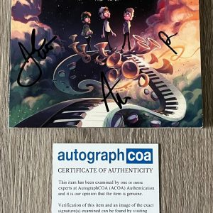 AJR BAND ADAM JACK & RYAN MET SIGNED THE CLICK CD w/ AUTOGRAPH ACOA COA