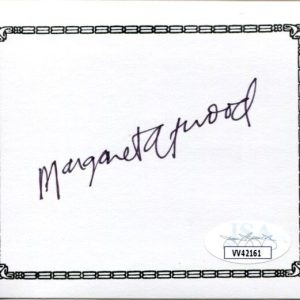 Margaret Atwood The Handmaid's Tale Cat's Eye Signed Autograph Bookplate JSA