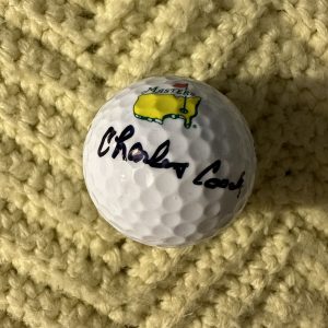 Charles Coody Signed Masters Golf Ball Pga Tour Autographed