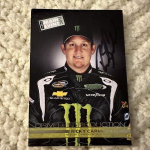 Signed Trading Card Ricky Carmichael Nascar Autographed Motocross AMA Supercross
