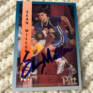 Sean Miller Signed Basketball Trading Card Xavier Musketeers Pitt Panthers RC